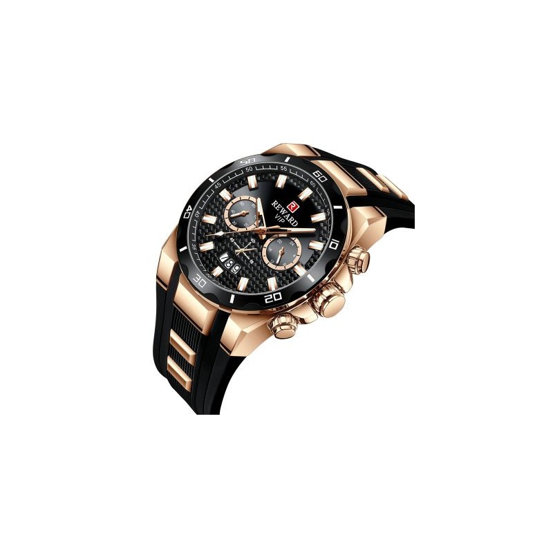 Helloice Reloj deportivo para hombre con calendario de dos tonos y correa de silicona