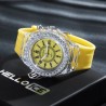 Helloice Reloj deportivo con iluminación LED luminosa multicolor y correa de silicona