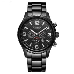 Helloice Reloj Casual de Cuarzo de Acero Inoxidable Resistente al Agua