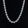 Helloice Collar con eslabones G pavimentados de 8 mm