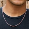 Helloice Cadena Tennis Café de 3 mm en oro blanco