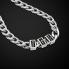 Helloice Cadena cubana de nombres de familia personalizados de 8 mm