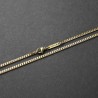 Helloice Collar cubano con nombre personalizado de 3 mm en oro