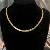 Helloice 3mm/4mm Cadena de Serpiente de Oro