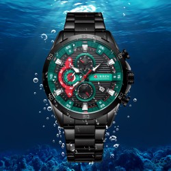 Helloice Reloj deportivo con calendario para hombre con tres subesferas