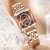 Helloice Reloj Iced Square para mujer con dos manecillas